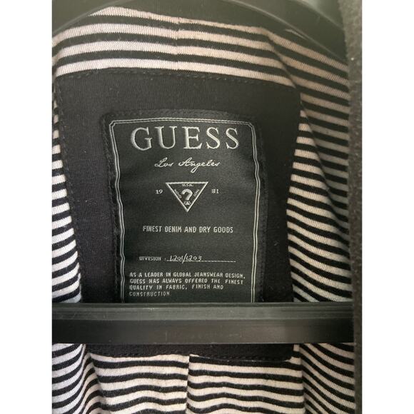 SOLD IN EBAY - Guess Vintage Women Black Cotton Blend One Button Blazer Size M - Picture 5 of 9